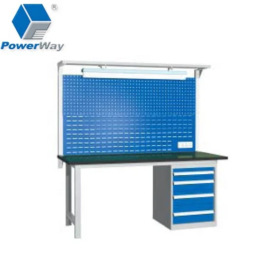 
Assembly Line Working Table/ Maintenance desk/ Industrial workbench led lighting 