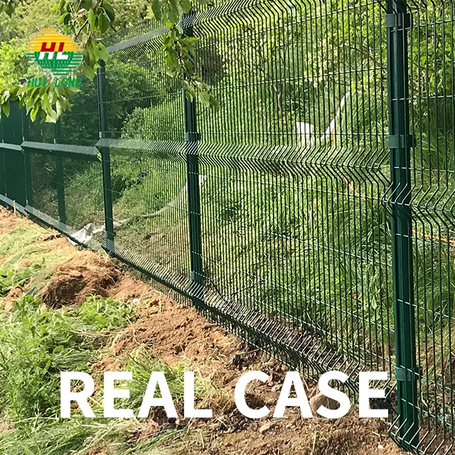 4 bending triangular welded mesh panel fence