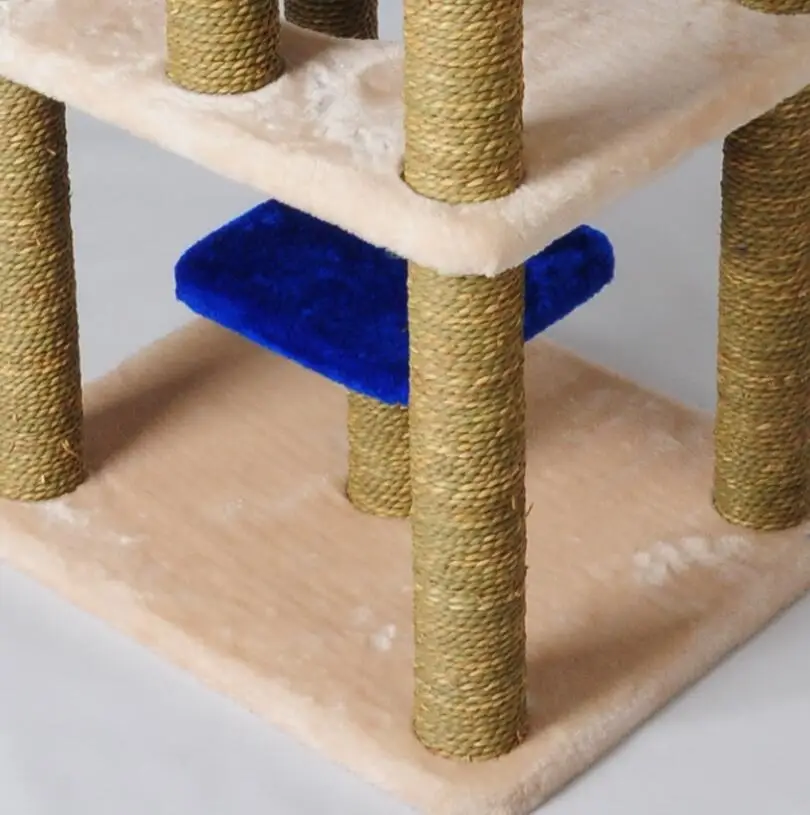 Costom sisal fabric large scratching post cat tree XXL cat climbing house (KS1030)