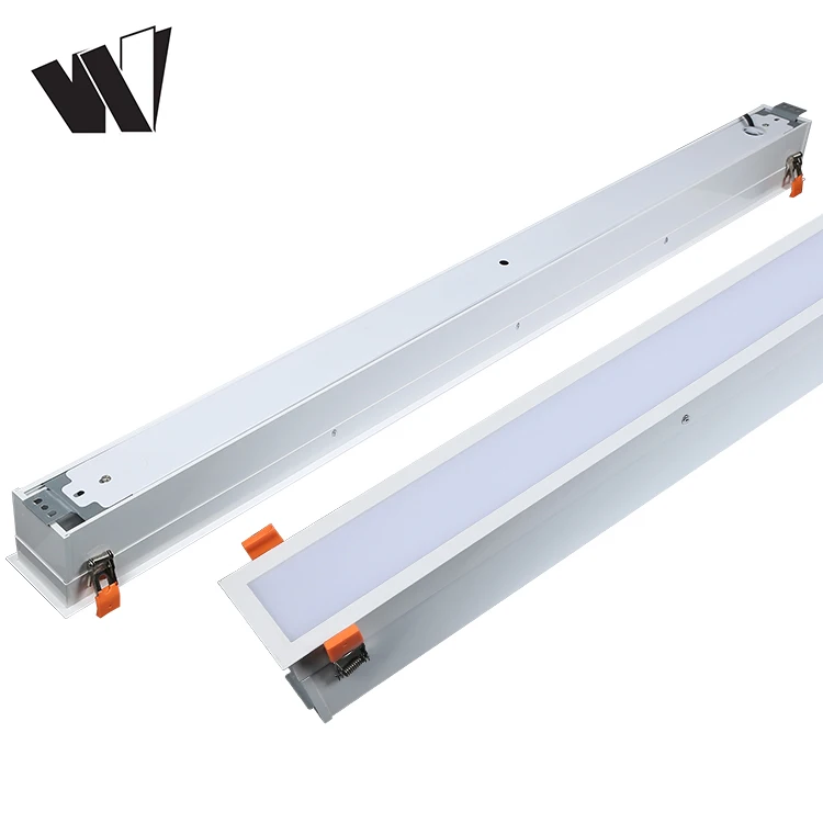
New products indoor dimmable SMD 20w 40w 60w recessed IP44 4ft led linear light 