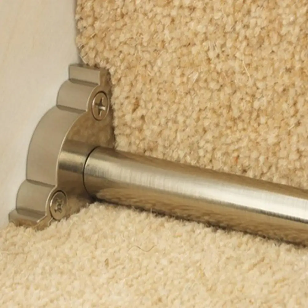 Flooring Mounted stair rods /stainless steel  brass Aluminum material /stair blanket  metal fixed copper bar