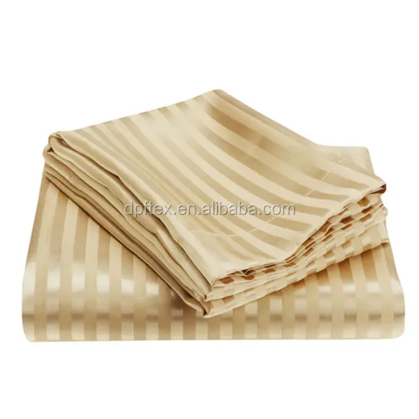 EGYPTIAN Cotton STRIPE FLat bed Sheet