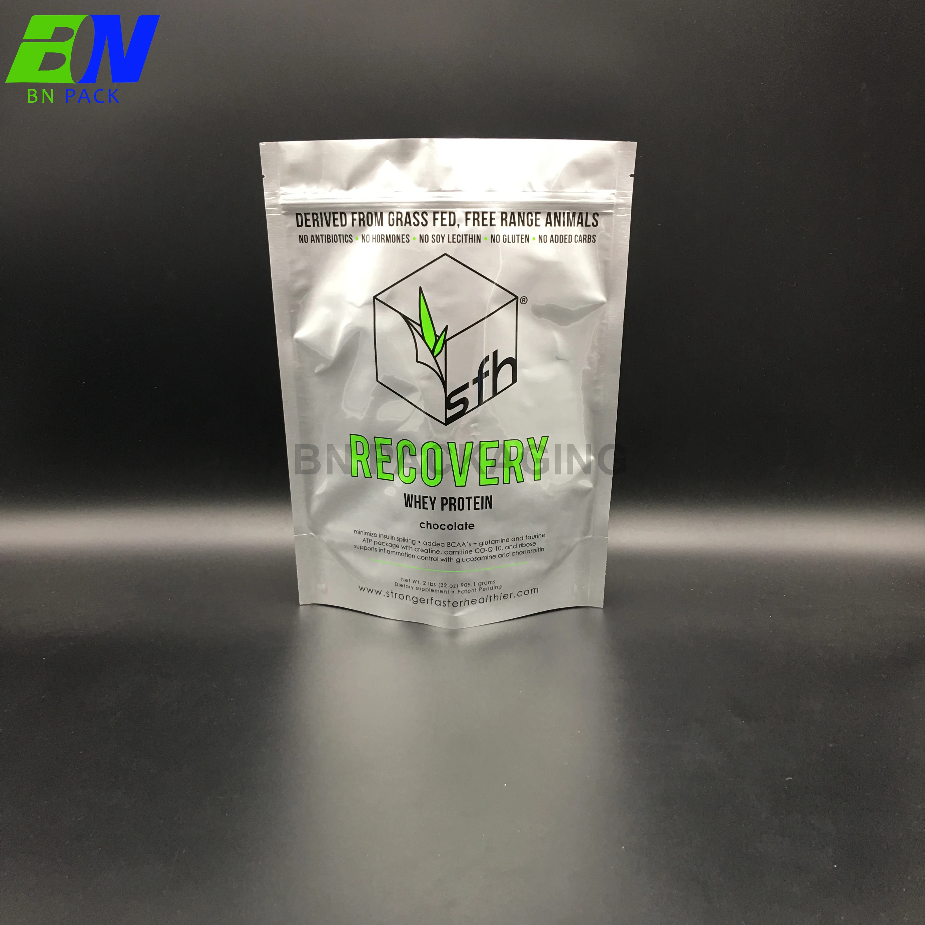 1kg whey protein powder packaging moisture proof stand up ziplock pouch doypack zipper bag