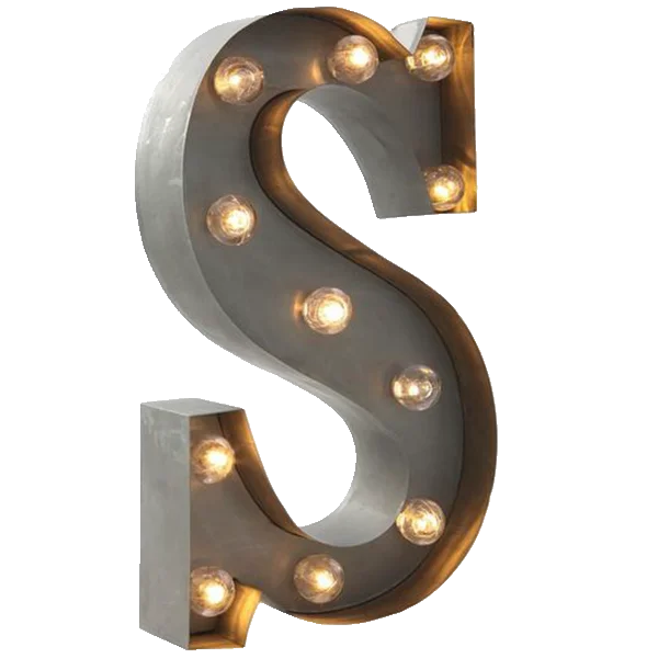 Outdoor larger led illuminated letters with battery operated