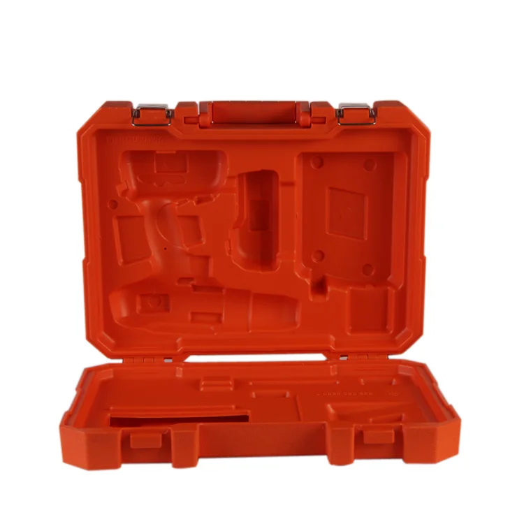 Hard HDPE custom blow mold plastic tool case