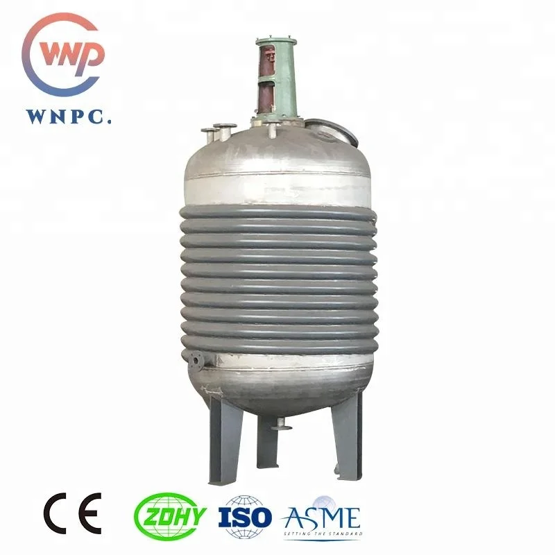 Сертификат ASME, промышленный непрерывный реактор с мешальным резервуаром, цена на автоматическую химическую и фармацевтическую реакцию из нержавеющей стали