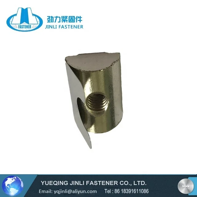 8 slot T nut with spring leaf for aluminum profile