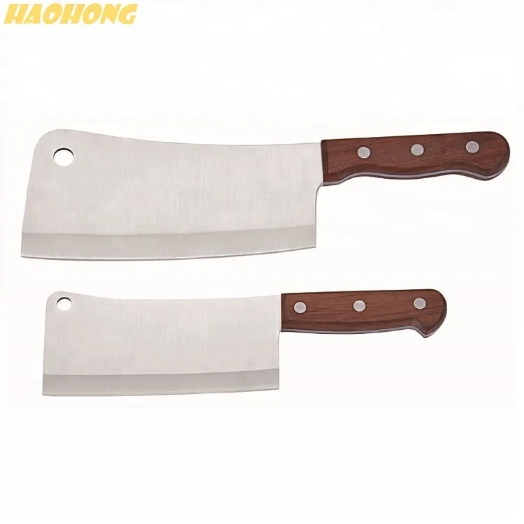 high quality Stainless Steel Meat Cleaver Butcher Knife