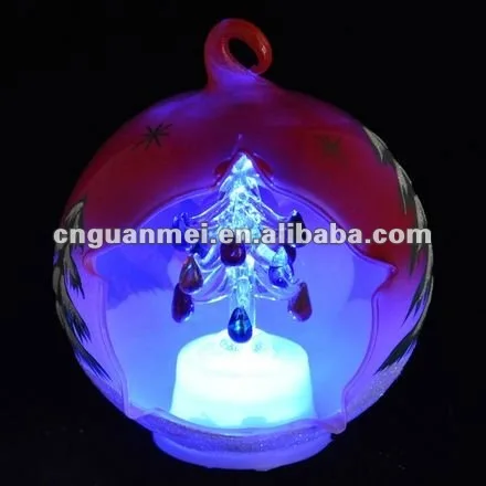 90 мм рождественский бал с окном и из светодиодов свет