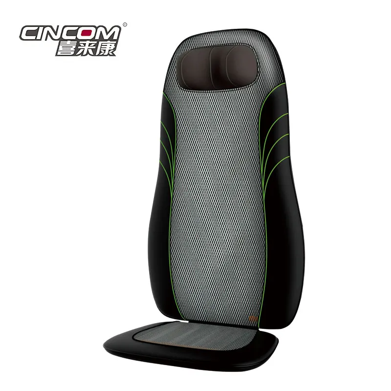 3D Shiatsu Kneading Massasge Cushion Massage Chair Timer For 5 10 15 Mins Auto Off Massager