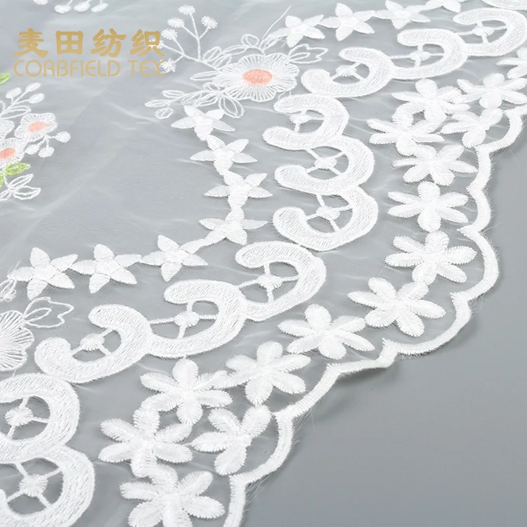 Горячий продавать 10 лет опыта красивые Дубай ткань вышивка