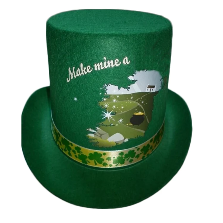 Лидер продаж, шляпы в Ирландском стиле ко Дню Св. Патрика, фестиваль John, зеленый топ, шляпы для продажи