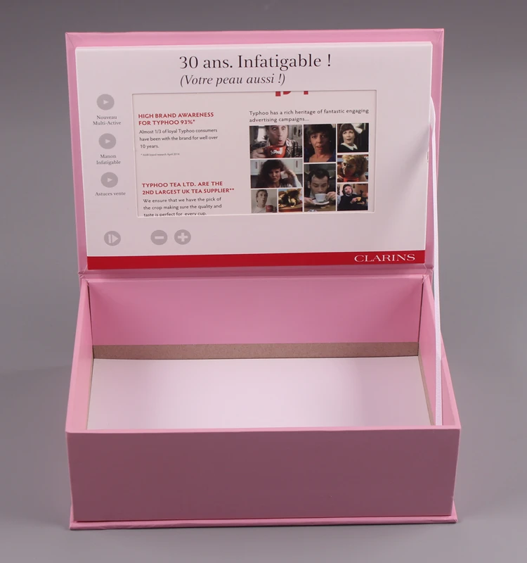 ETG 5 Inch HD Video Message Card,Product Presentation Case Box With Lcd Screen