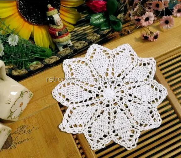 RTLK17085 100% Cotton and Hand crochet Doily