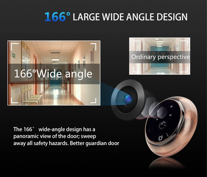 4.5 Inch WIFI Smart Digital Door Viewer Home Security System Wholesale BS-MK43W