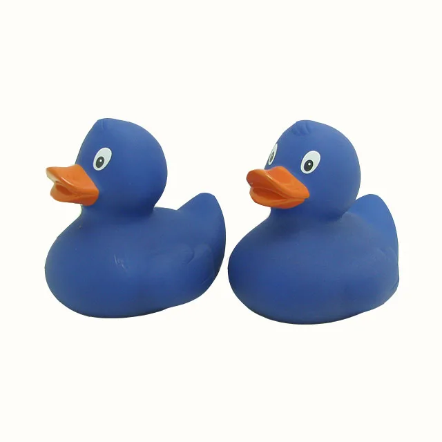 custom rubber bath blue duck toys soft rubber bath toy lovely Vinyl floating bath toy for kids