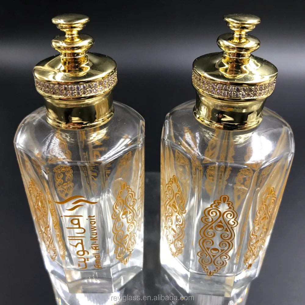 36ML Hot sale Fancy Attar Crystal Bottle with luxury jewelry cap for oud oil and perfume