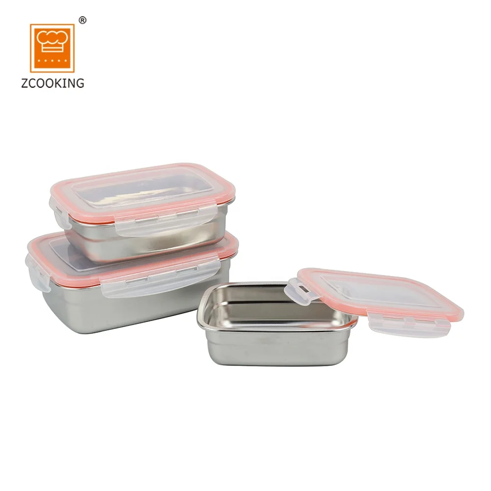 Best selling Lunch Box Stainless Steel Food Storage Container 6pcs
