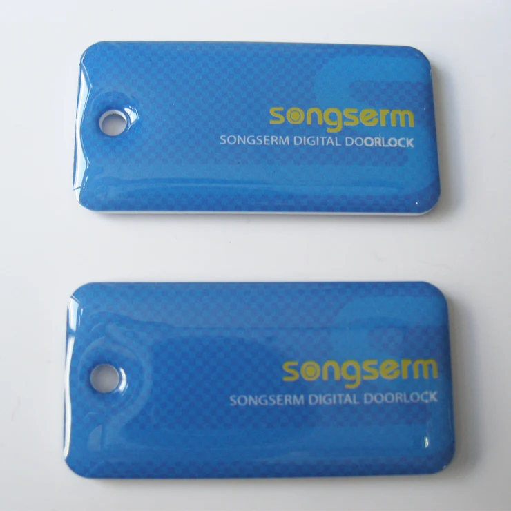 
Custom pet rescue QR code NTAG213 NTAG215 smart epoxy nfc tag RFID epoxy tag 