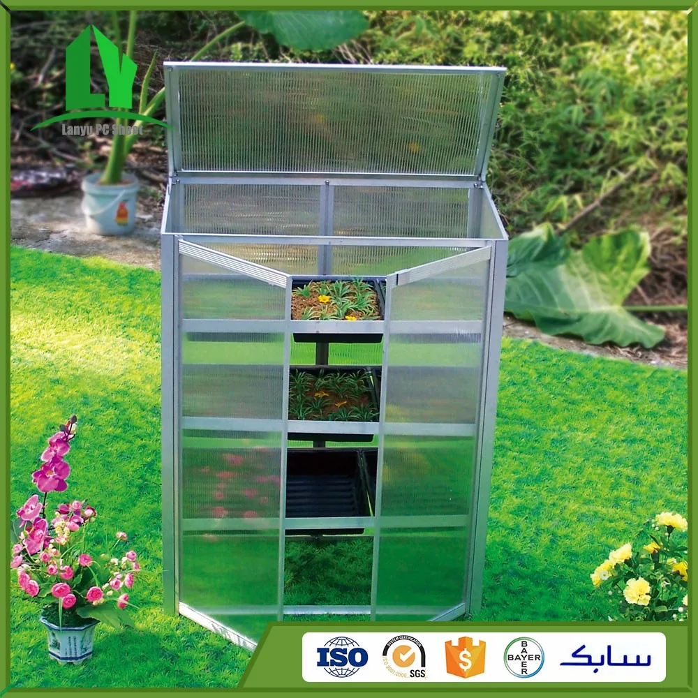 Good quality hot-sale polycarbonate sheet for small garden greenhouse