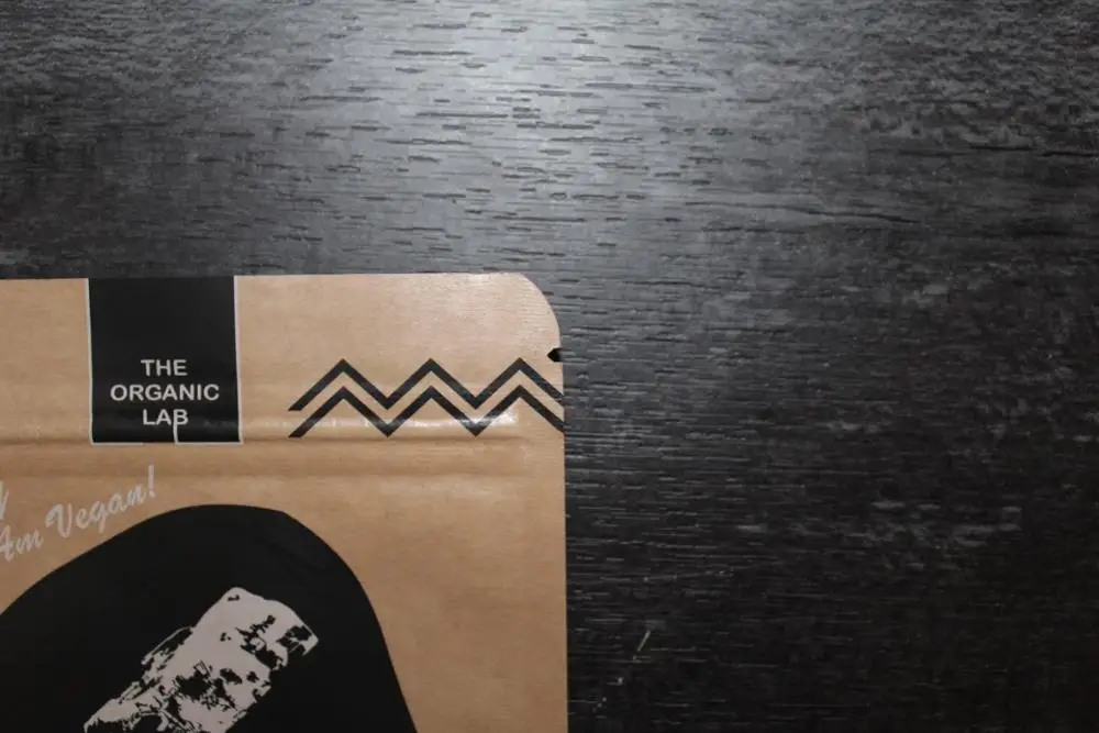 Laminated aluminum foil zip lock kraft paper food packaging bag