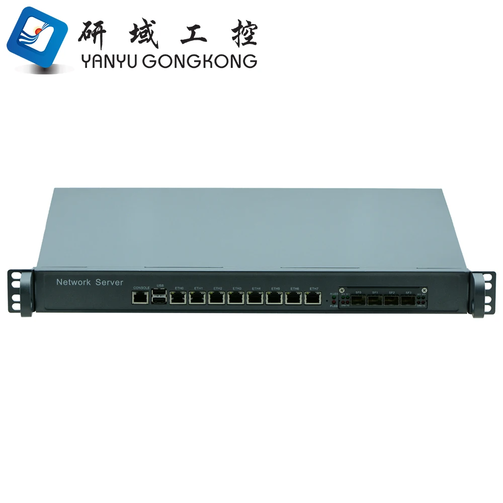 Intel H87 8 LAN 1U Rackmount Linux UTM Firewall Hardware Appliance Network Security Router Appliance
