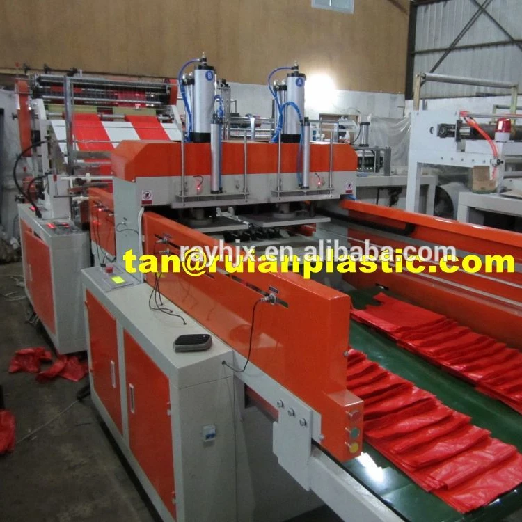 4 Line T shirt Shopping Bag Making Machine