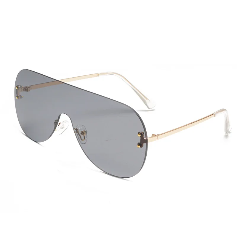 2021 New Fashion High Quality Unisex One Piece Lens Oversized Sunglasses