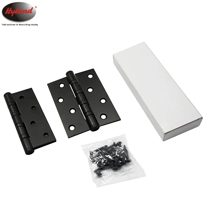 HYLAND OEM 4x3x2.5MM 4BB ball bearing door hinges, steel garage door hinges, bisagras with black color