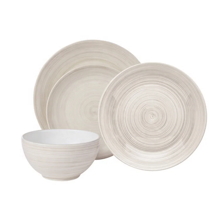 Hot selling High end fine turquoise retro porcelain hotel nordic dinnerware for banquet serving