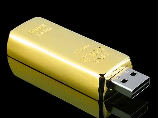  Золотой usb флэш-накопитель компьютер мини-проектор с CE и