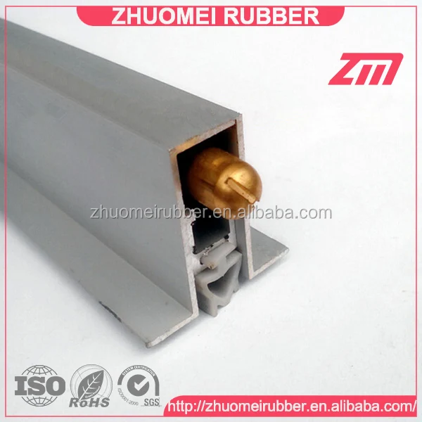 Aluminum automatic door bottom drop seal
