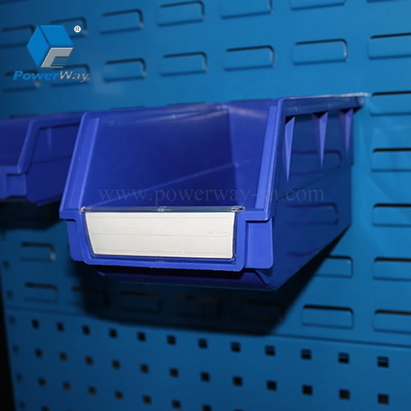 Warehouse and Garage Industrial Plastic Shelf Spare Parts Storage Boxes Bins for Screws