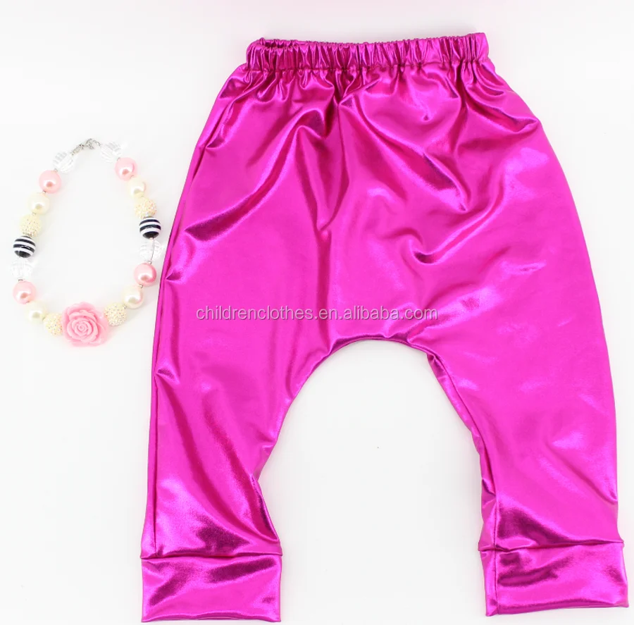 
Wholesale Girls boutique clothing spring kids leggings colorful baby leather icing pants 