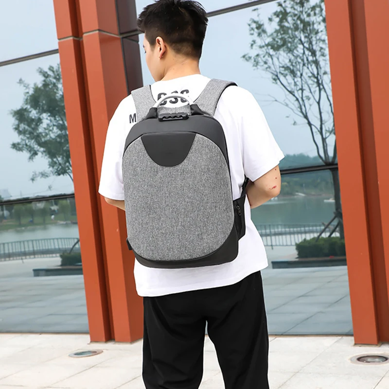 Students Travel Cheap Waterproof Antitheft Laptop Backpack With USB Port