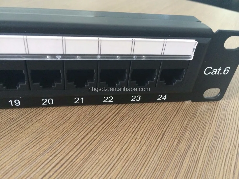 Заводская патч-панель AMP 24 Port Cat6 UTP хорошего качества