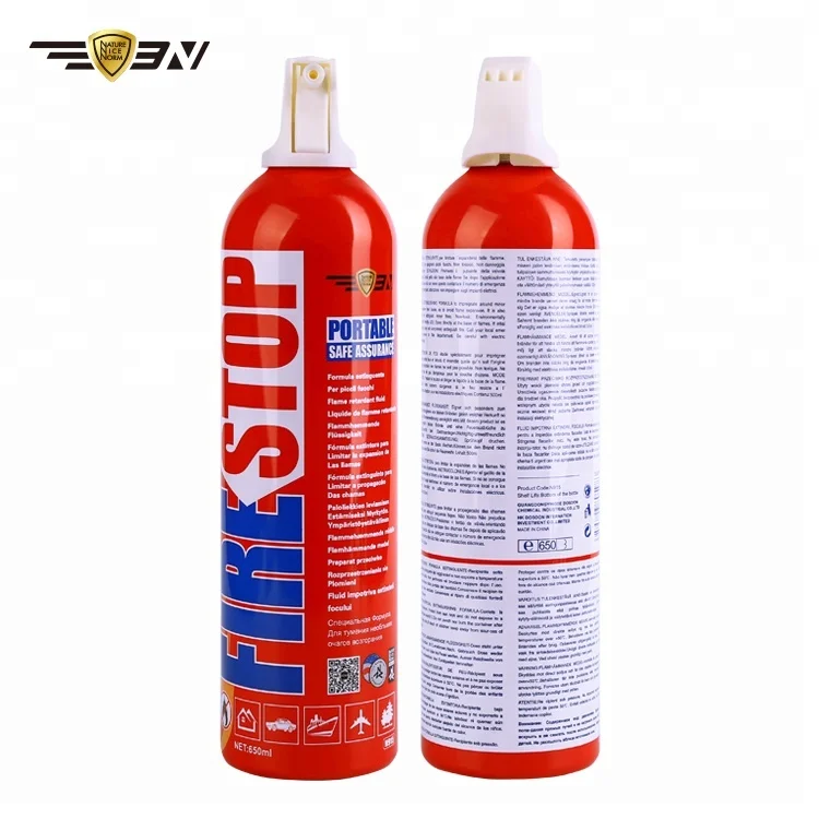 Portable 650ml Fire Stop(N915) for Home & Car, 3N Aerosol Fire Extinguishing Spray, High Quality Foam Fire Extinguisher