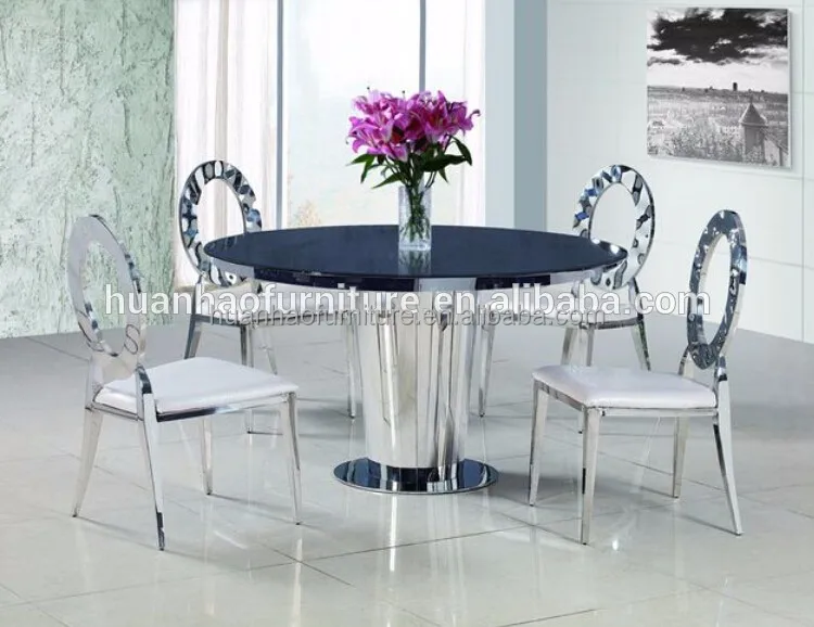 China home furniture round marble slab table top with lazy susan latest designs of dining tables