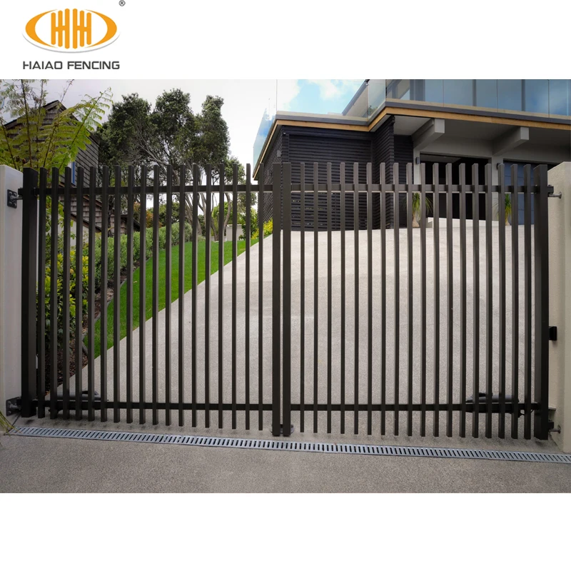 Competitive price used wrought iron door gates grill design sliding gate designs