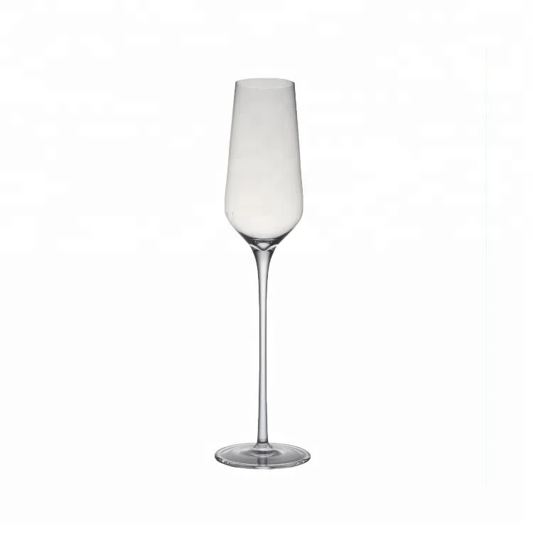 Eco-friendly crystal gold rim champagne flutes for party