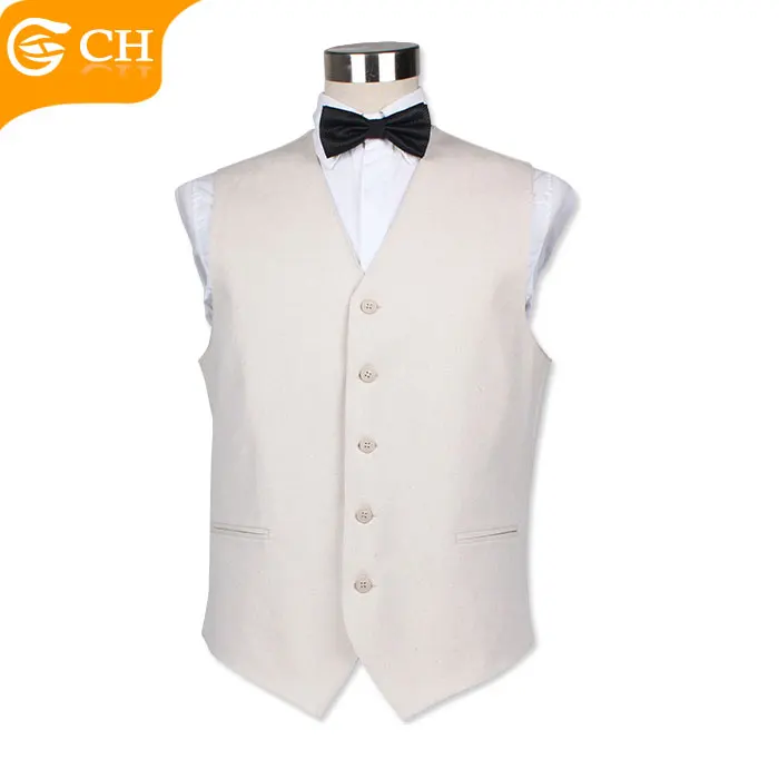 
Индивидуальный Новый дизайн, льняной жилет Chunhe 