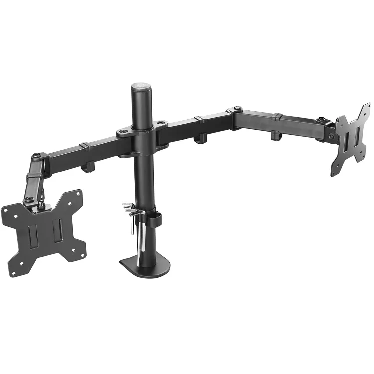 New Metal Desktop Dual Lcd Stand Monitor Mount