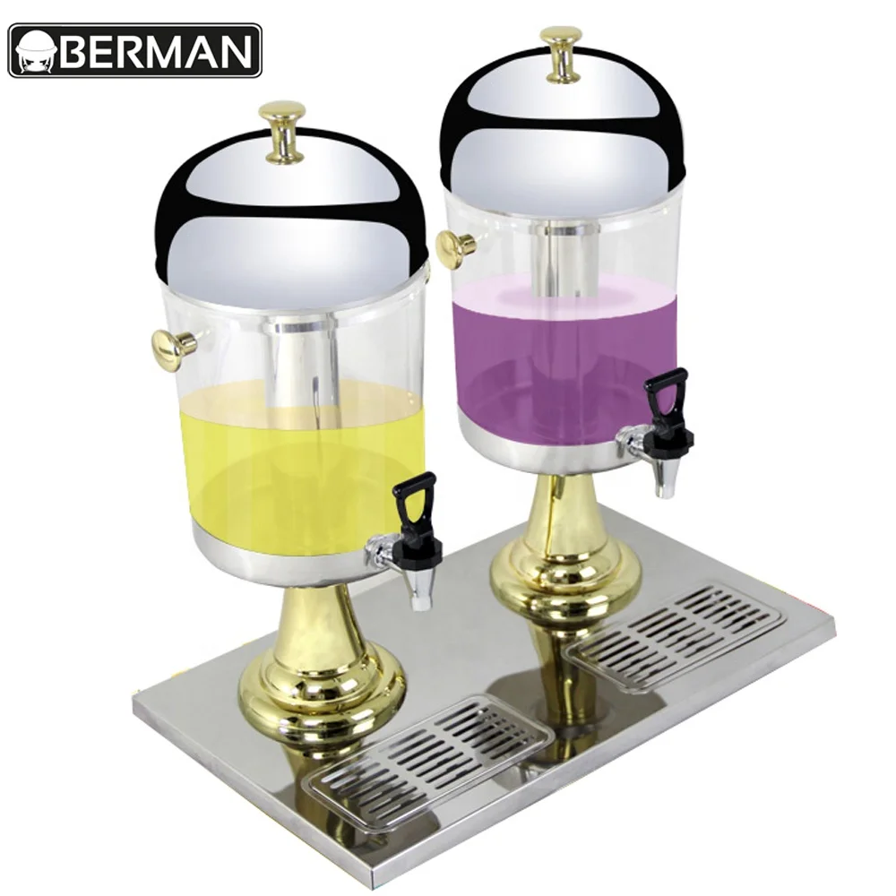 Juice cooling machine 2 door plastic ice table top display beverage drink dispenser cooler