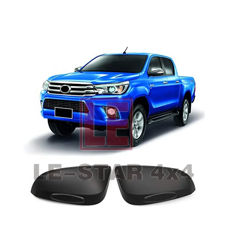 Hilux Revo/Hilux 2016-2019 (Black) ABS Automobile Exterior Accessories Decoration Oil and Gas Rear View Mirror Handle Bowl R