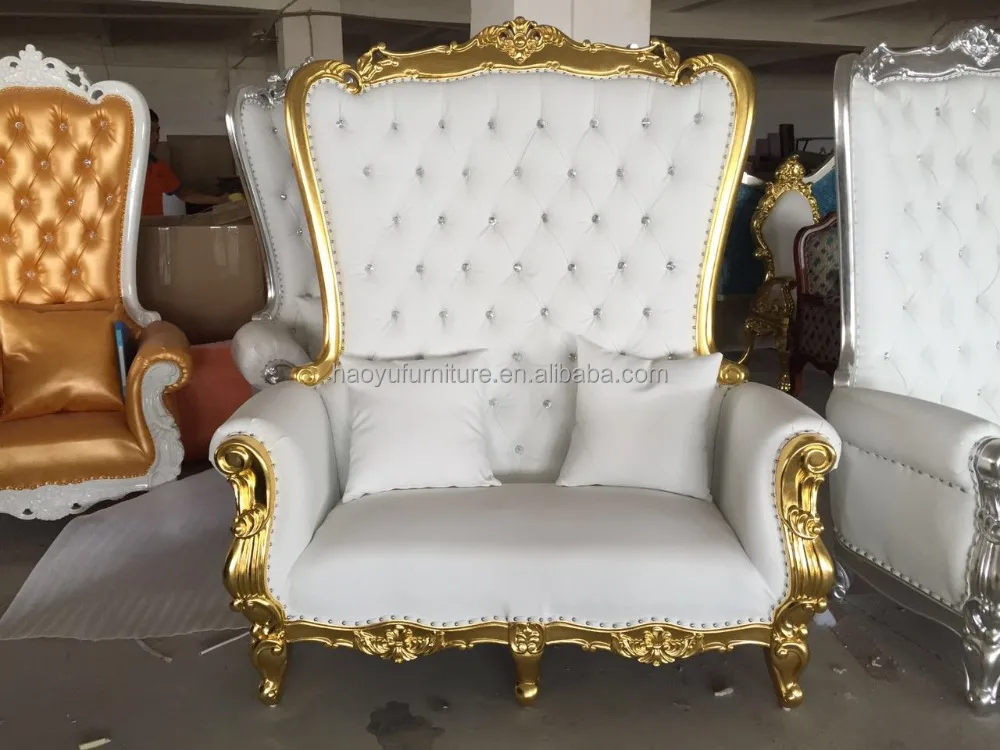 wedding king or queen royal throne chairs