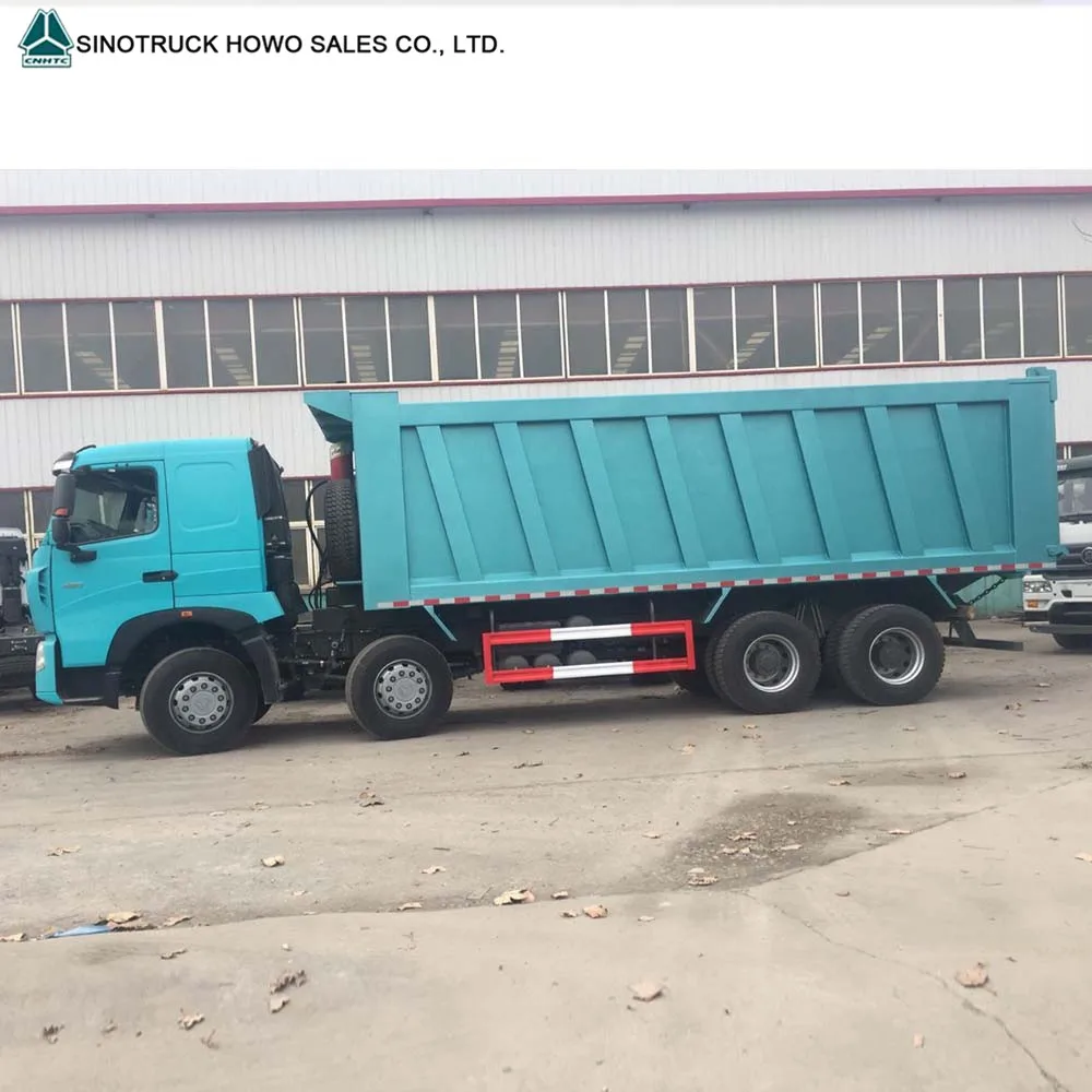 China Sinotruk Howo 8x4 12 Wheeler Front Lifting Dump Tipper Truck For Sale