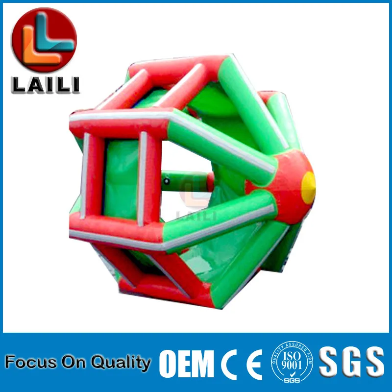 Top Quality human sized hamster ball+ inflatable water walking roller wheel+Fun sports tool