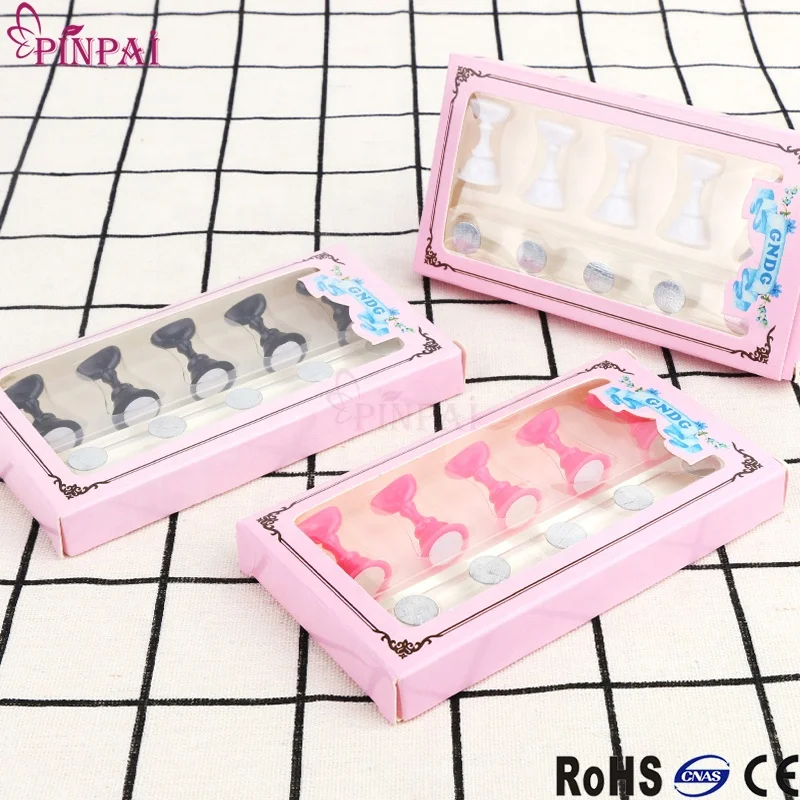 2023 Wholesale Pinpai Brand Chess Board Magnetic Nail Art Tip Plastic Stand Set Salon Display Holder