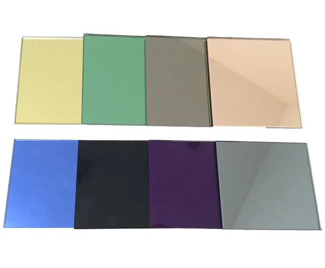 Eco-friendly Colored Mirror Eruo Bronze Silver Glass Factory Price Customized Size Clear Frameless Mirrors