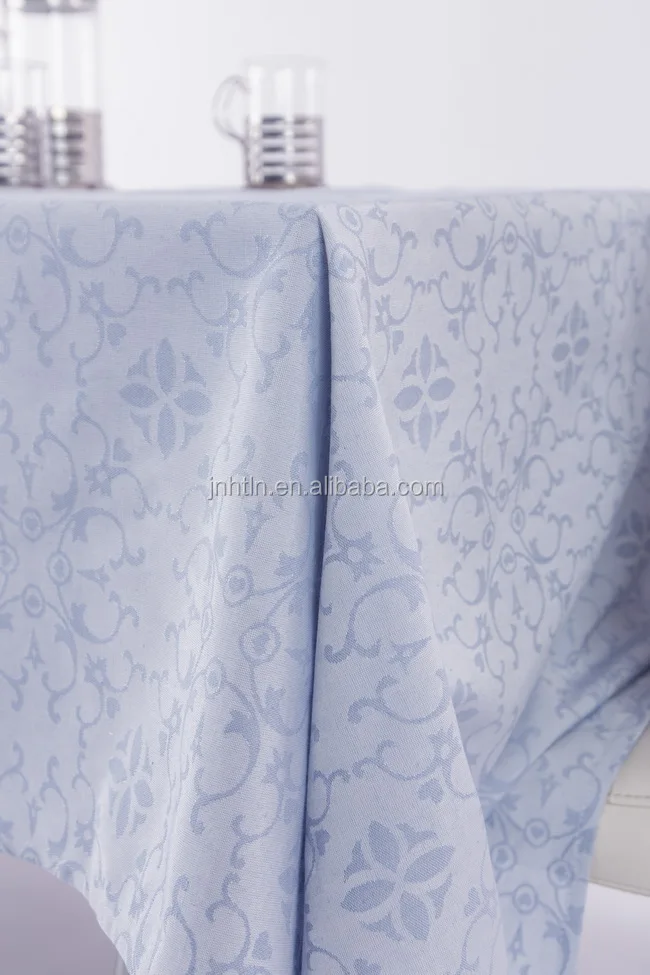Изготовленная на заказ хлопчатобумажная полиэфирная пряжа окрашенная жаккардовая скатерть